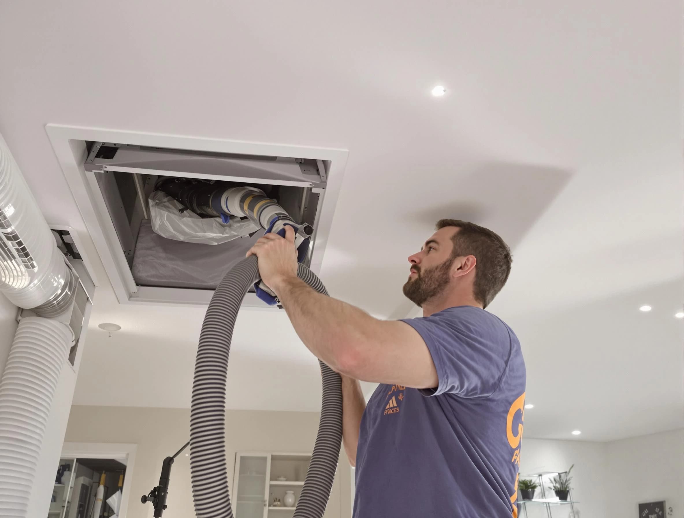 Precision indoor duct cleaning by Rialto Air Duct Cleaning in Rialto
