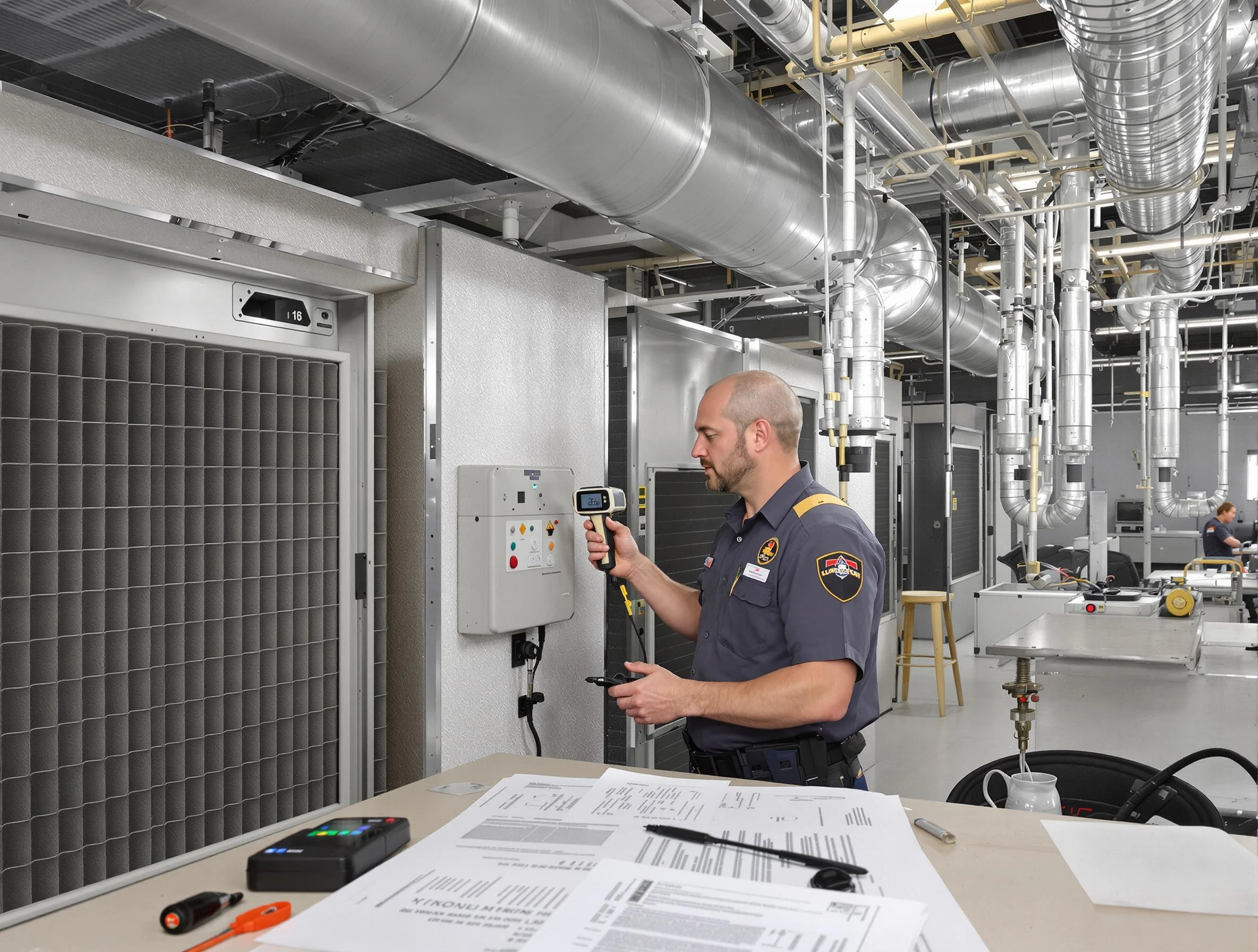 Professional filter system inspection by Rialto Air Duct Cleaning in Rialto