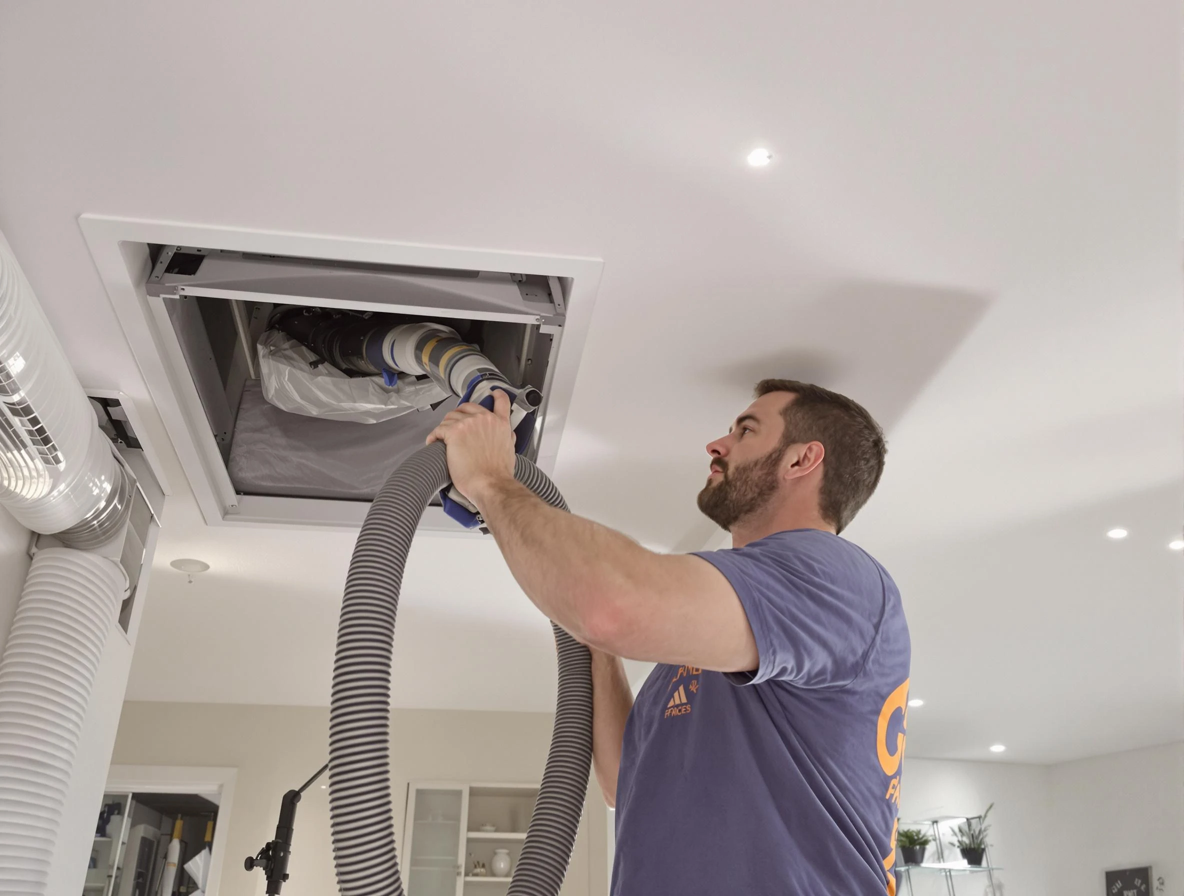Precision indoor duct cleaning by Rialto Air Duct Cleaning in Rialto
