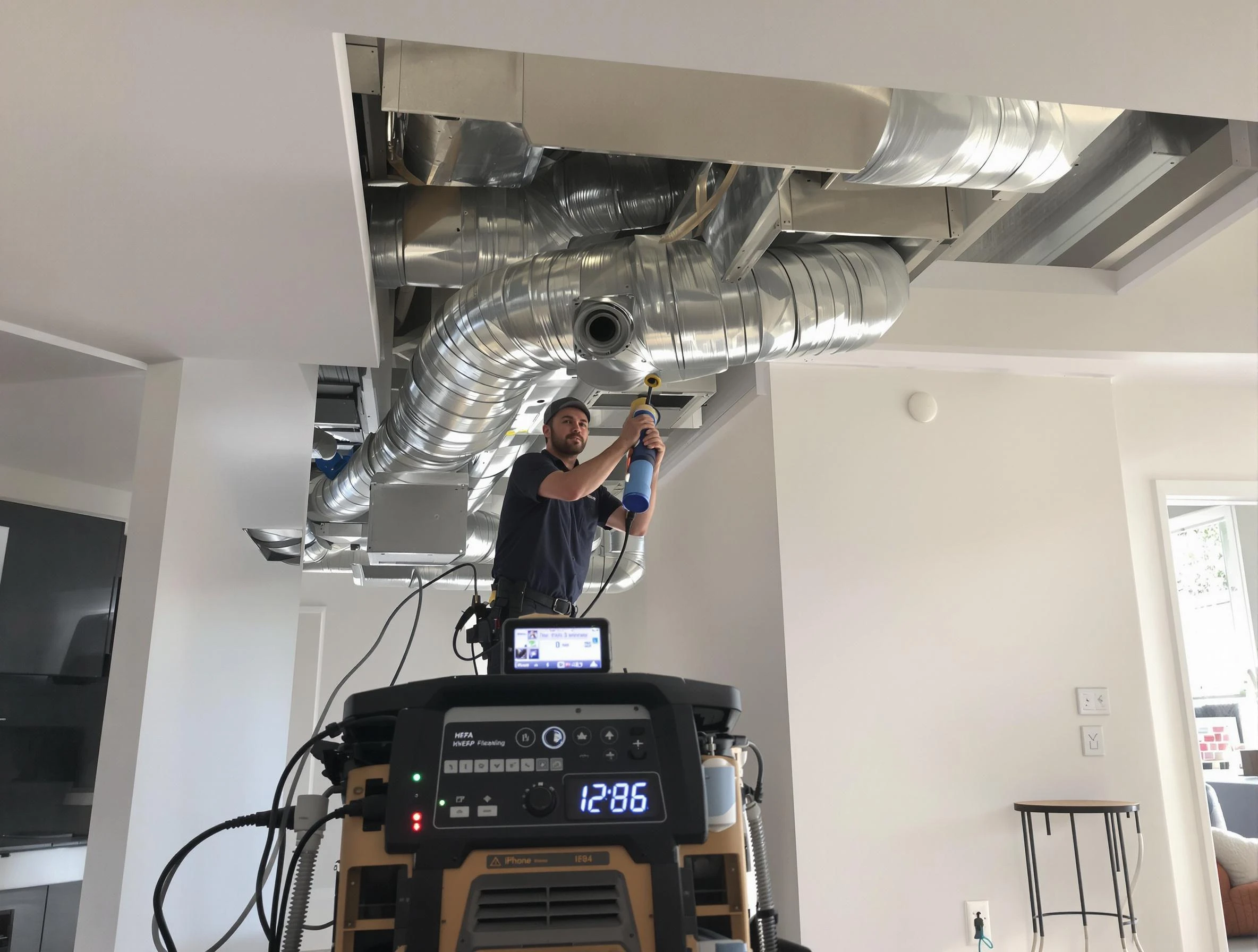 Advanced pure air duct cleaning by Rialto Air Duct Cleaning in Rialto